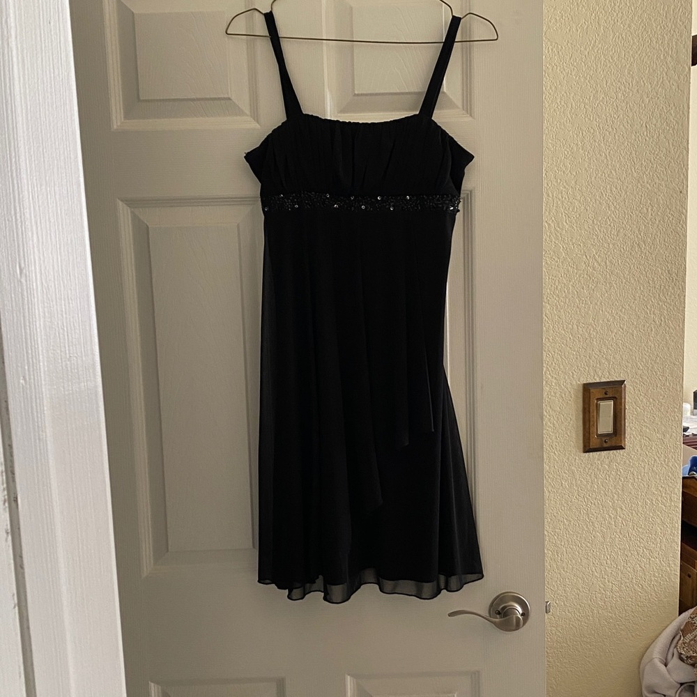 Girls Elegant Black  Dress